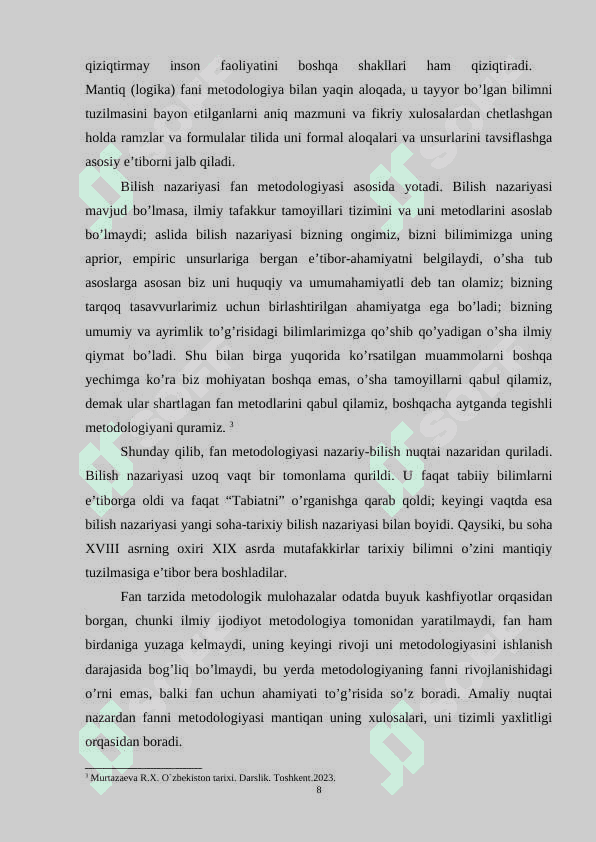Tarix fanidagi yondashuvlarda falsafiy qarashlarning xususiyatlari 8