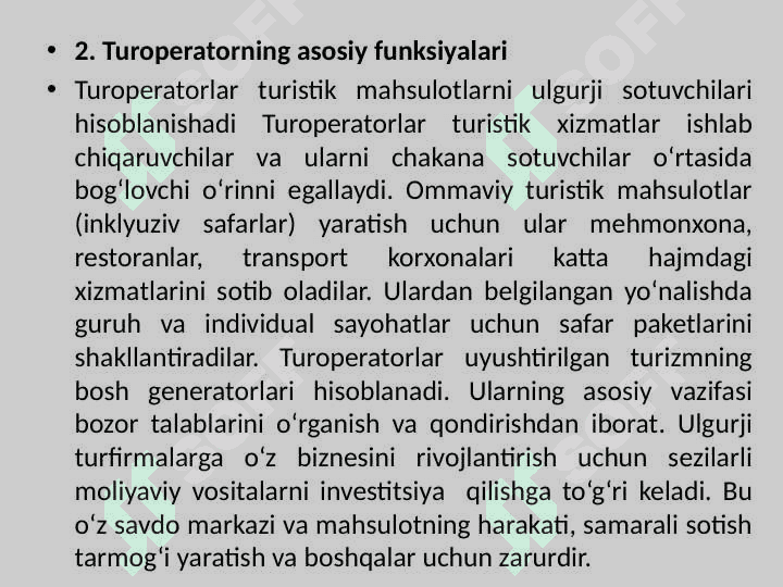 TURIZM INFRATUZILMASIDA SAYOHAT AGENTLIKLARI 8