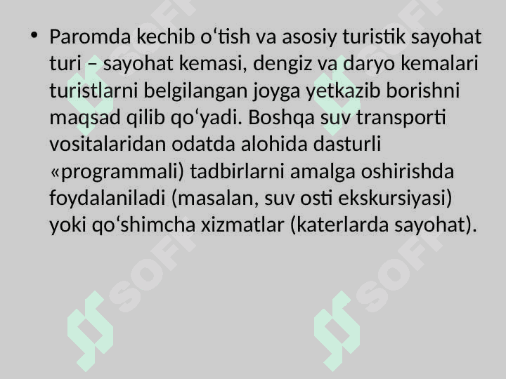 TURIZMDA TRANSPORT VOSITALARI 5