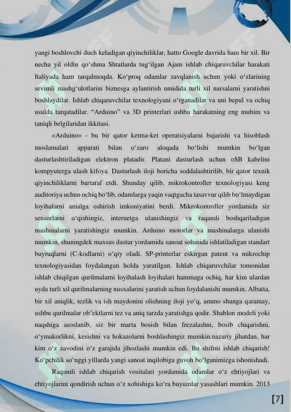 BOSHLANG‘ICHLAR UCHUN ELEKTRONIKA 5