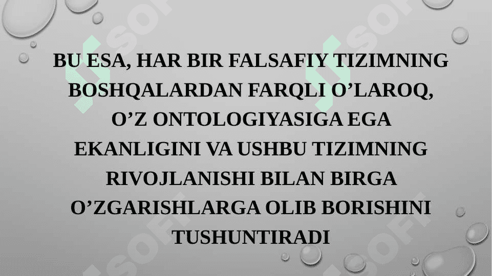 Aristotel, Forobiy va Kant ontologiyasida kategoriyalar tasnifi 8