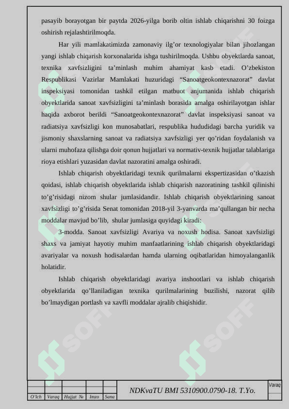 Multipliksor kanalli o‘lchash vositalarining strukturasi va ishlash prinsipi. 4