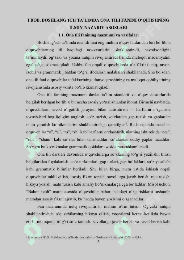 Boshlang'ich sinf o'quvchilarini ona tilidan bilimlarini tekshirish usullari (1) 5