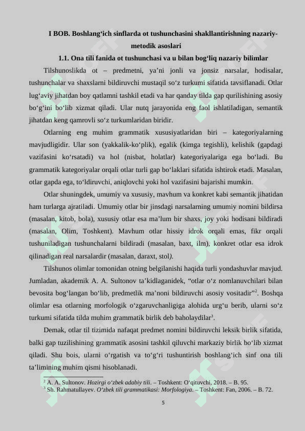 kurs ishisi Boshlang‘ich sinflarda ot mavzusi o‘rgatish metodikasi (2) 5