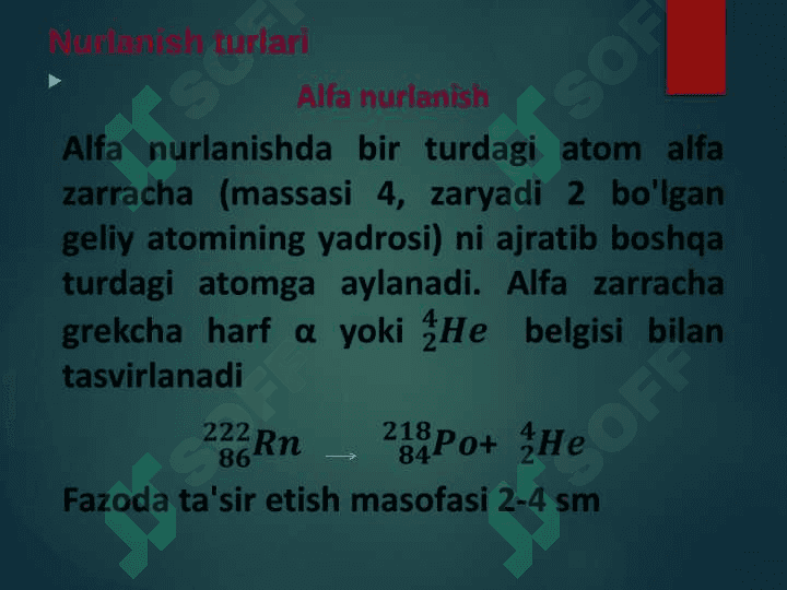 Yadro kimyosi. 6