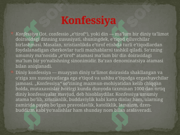 O‘zbekistonda faoliyat yurituvchi diniy tashkilotlar 3