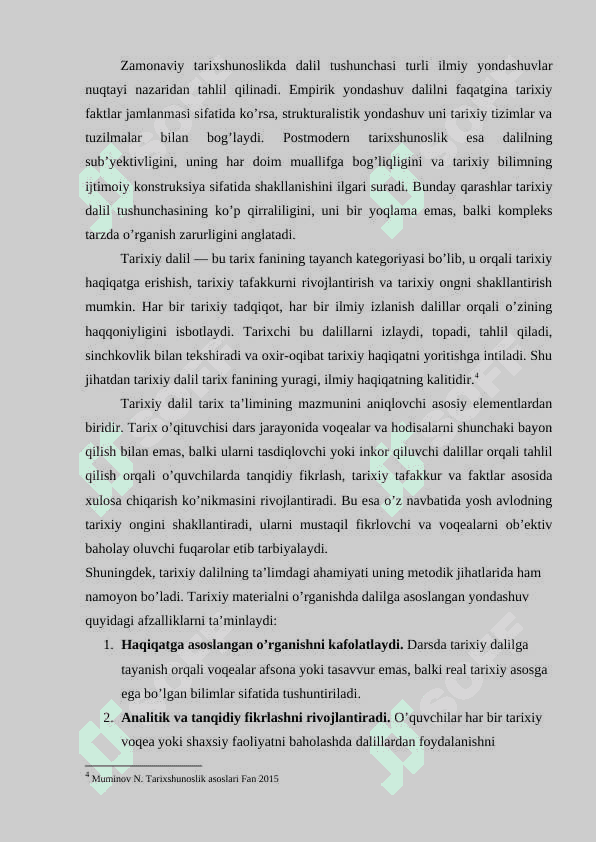 Tarixiy dalillarni interpretatsiya qilishda interfaol o’qitish usullarining o’rni 8