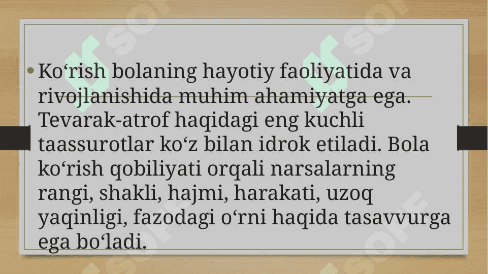 Korishida nuqsoni bo’lgan bolalar 2