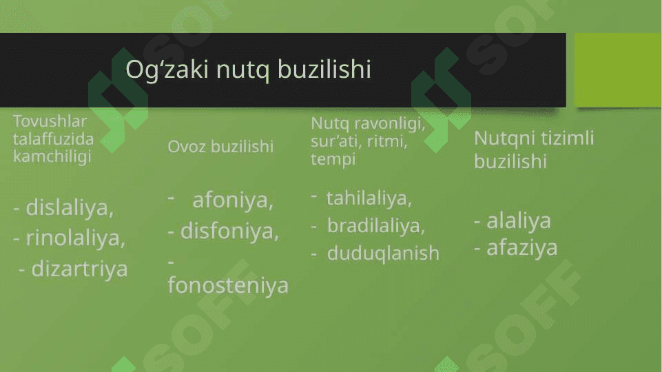 NUTQIDA NUQSONI BO’LGAN BOLALAR 3