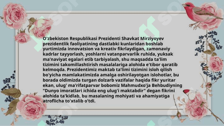 Umumiy o'rta ta'lim tizimida ma'naviy tarbiya 2
