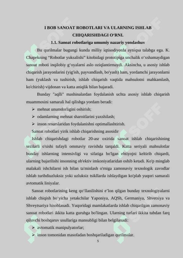 Sanoat robotlarning yuritmalari 5