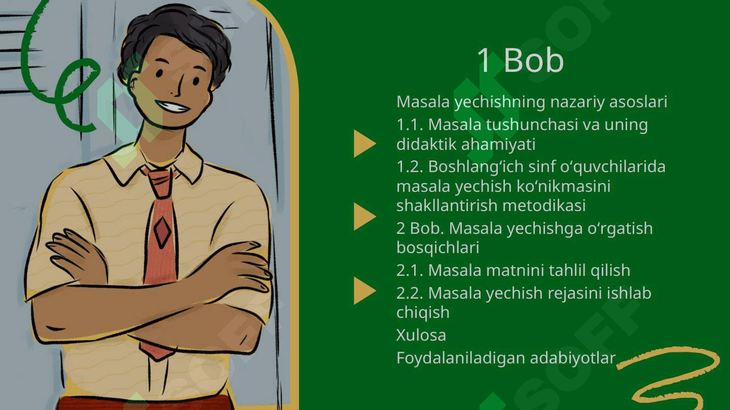 Masala yechishga oʻrgatish bosqichlari va uning mantiqiy asosi 2