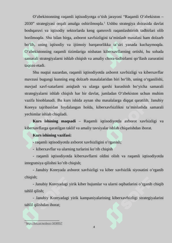Raqamli iqtisodiyotda axborot xavfsizligi va kiberxavflar 4