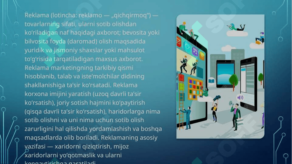 Reklamaning ijtimoiy mazmun-mohiyati 2
