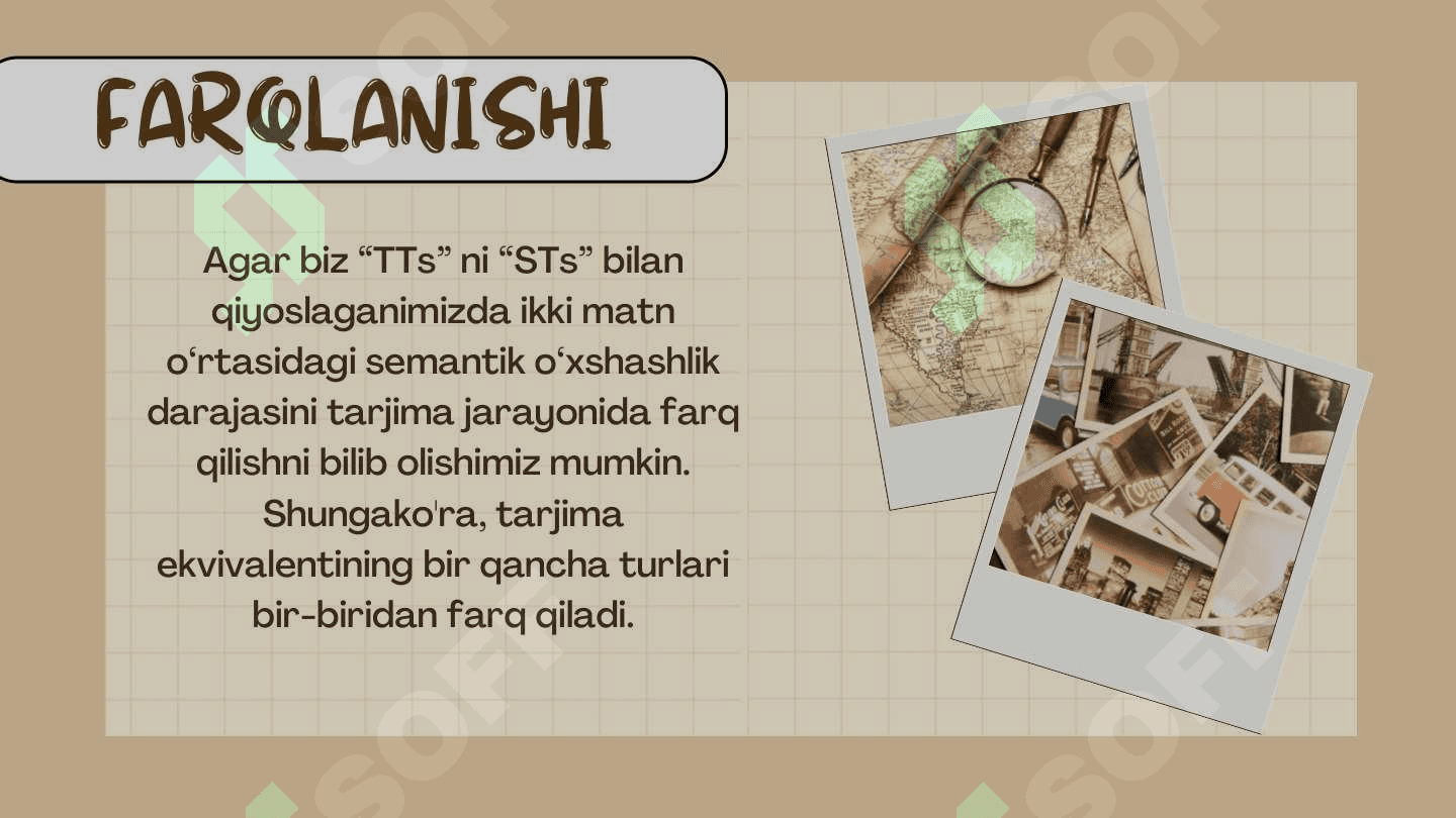 Tarjimada Ekvavalentlik 3