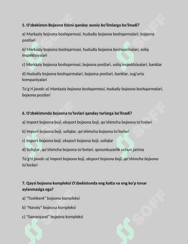O'zbekiston Davlat Bojxona Qo'mitasi faoliyati 3