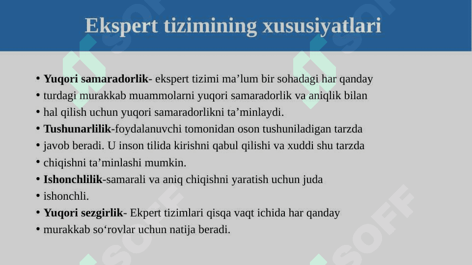 Ekspert Tizimlarida Bilimlar Bazasi va Qoidalar Yaratish Jarayonlari 4