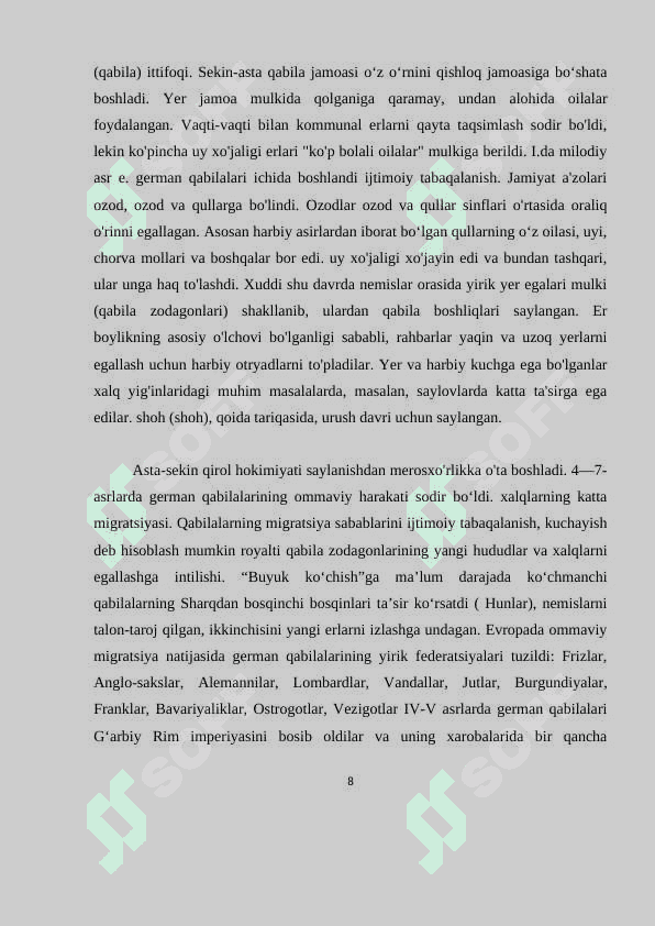 Qadimgi German qabilalari 8