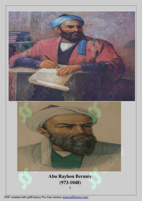Abu Rayhon Beruniyning Ilmiy-Ma'rifiy Qarashlari 6
