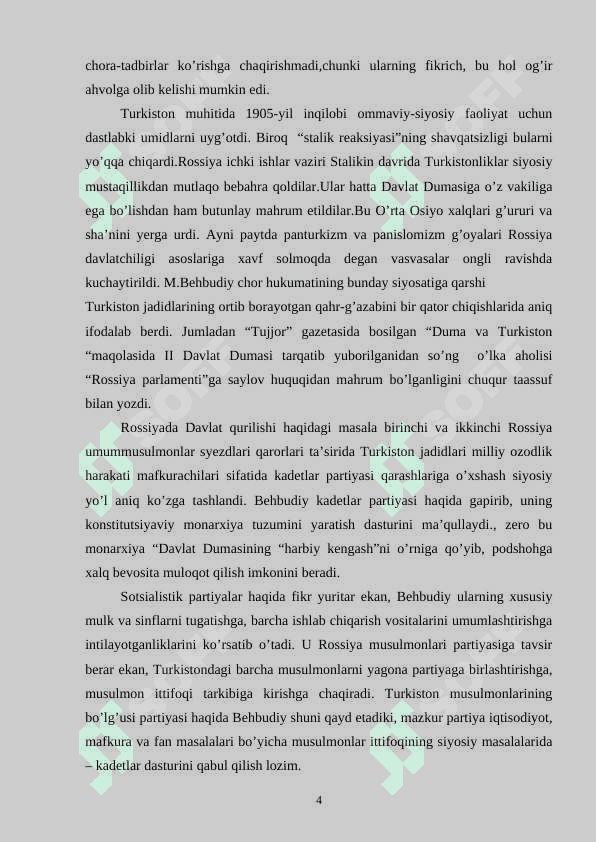 Turkiston Muxtoriyati milliy demokratik davlatchilikning dastlabki tajribasi 4