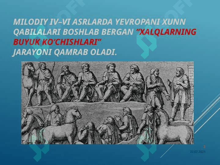 Varvar qirolliklari va Xalqlarning buyuk ko'chishi 3