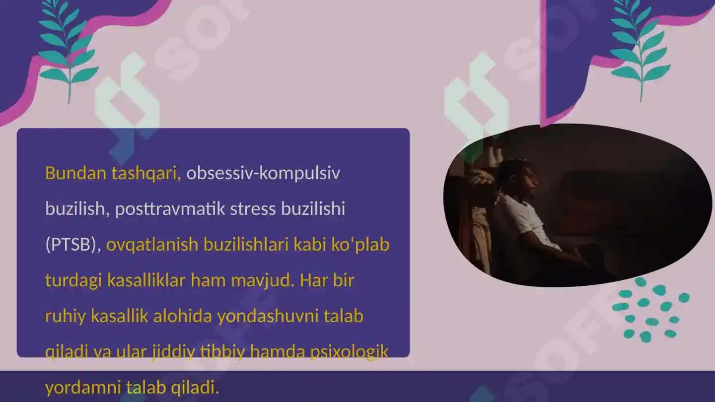 Ruhiy kasalliklar va ular bilan muloqot qilish 4
