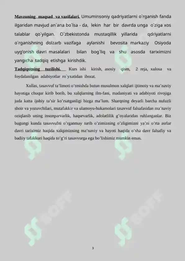 UMUMINSONIY QADRIYATLAR. 3
