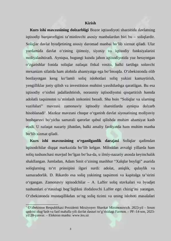 Soliqlar va ularning vazifalari 3