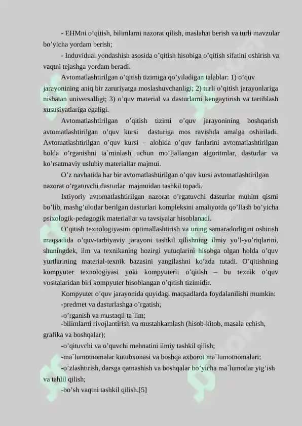 Akademik litseylar informatika o‘qituvchisining innovatsion pedagogik faoliyati va qobiliyati 6