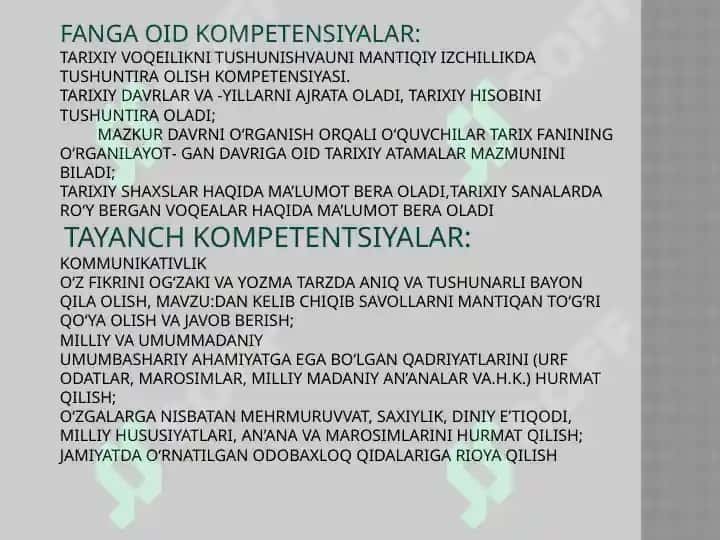 Zardushtiylik va Avesto. Dars ishlanma 6