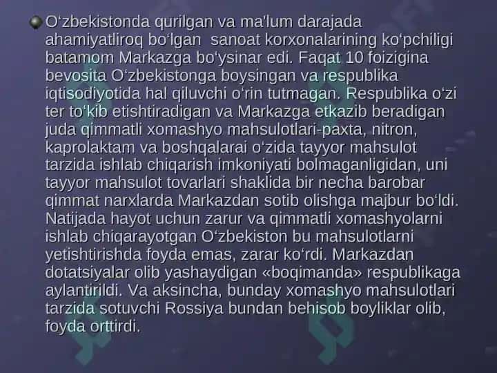 O‘zbekistonda mustabid ma`muriy buyruqbozlik tizimining shakllanishi 3
