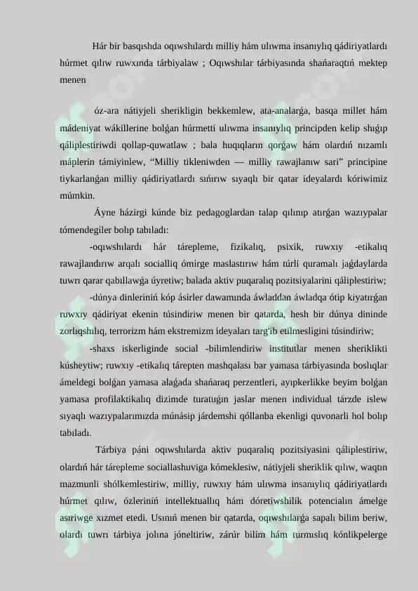 2-klass tárbiya sabaqlarını analyiz etish 3