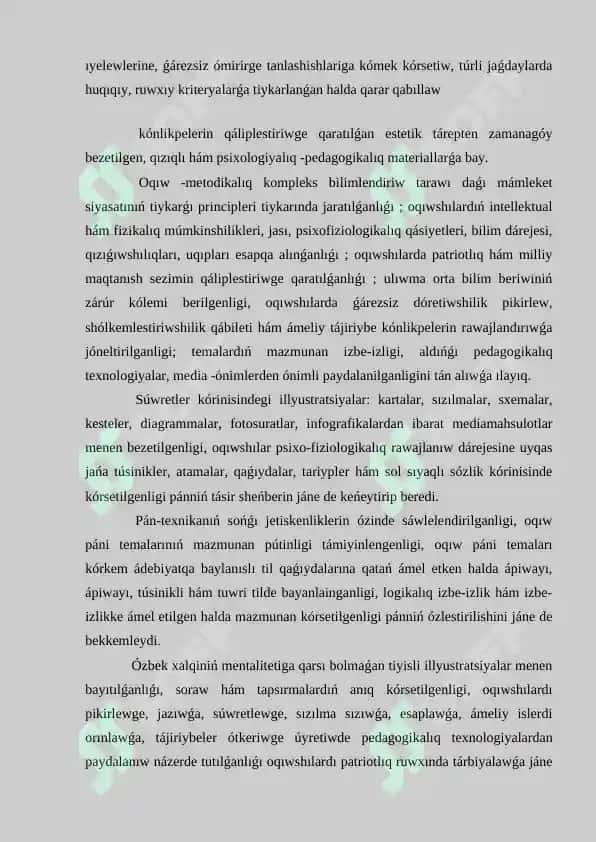 2-klass tárbiya sabaqlarını analyiz etish 4