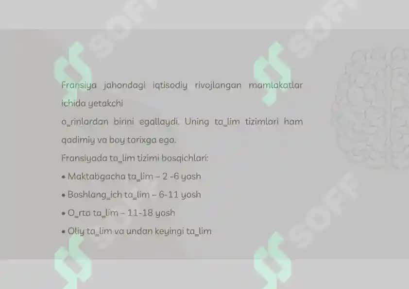 Maktabgacha taʼlim fanlari 3