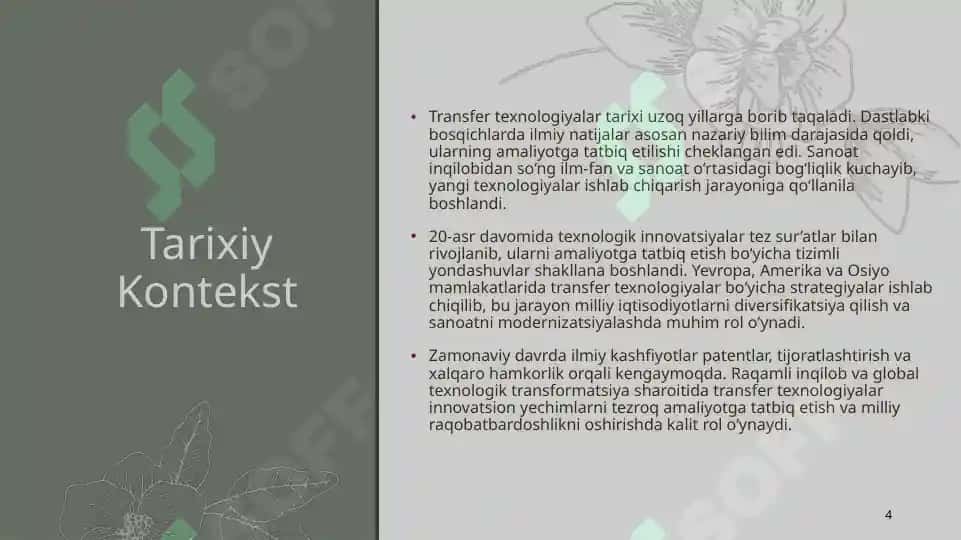 Transfer texnologiyalar 4