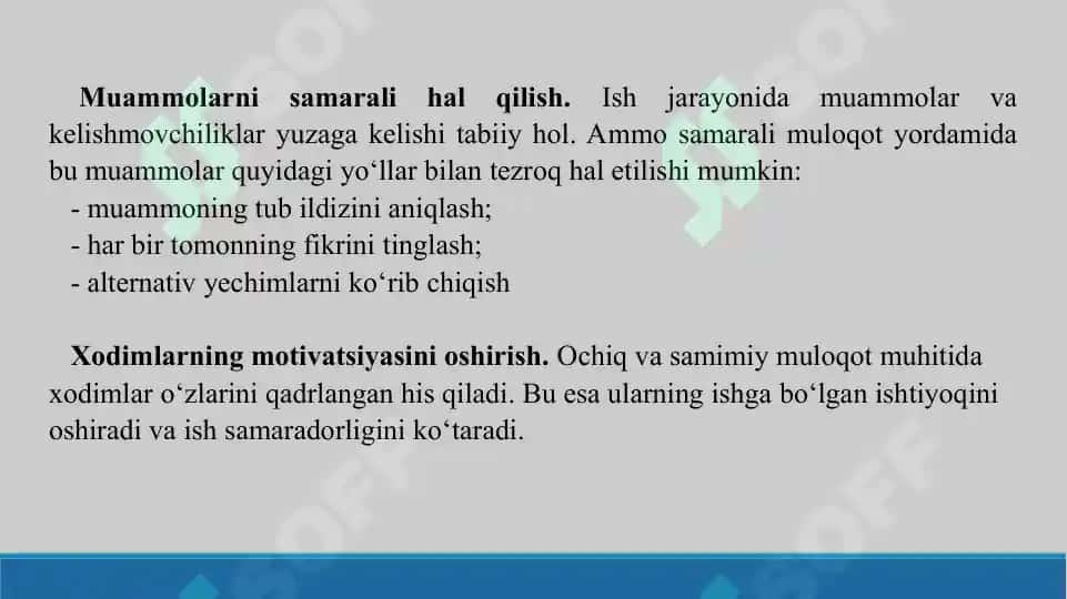 Professional muhitda muloqotning ahamiyati. Taqdimot 13 bet. 4