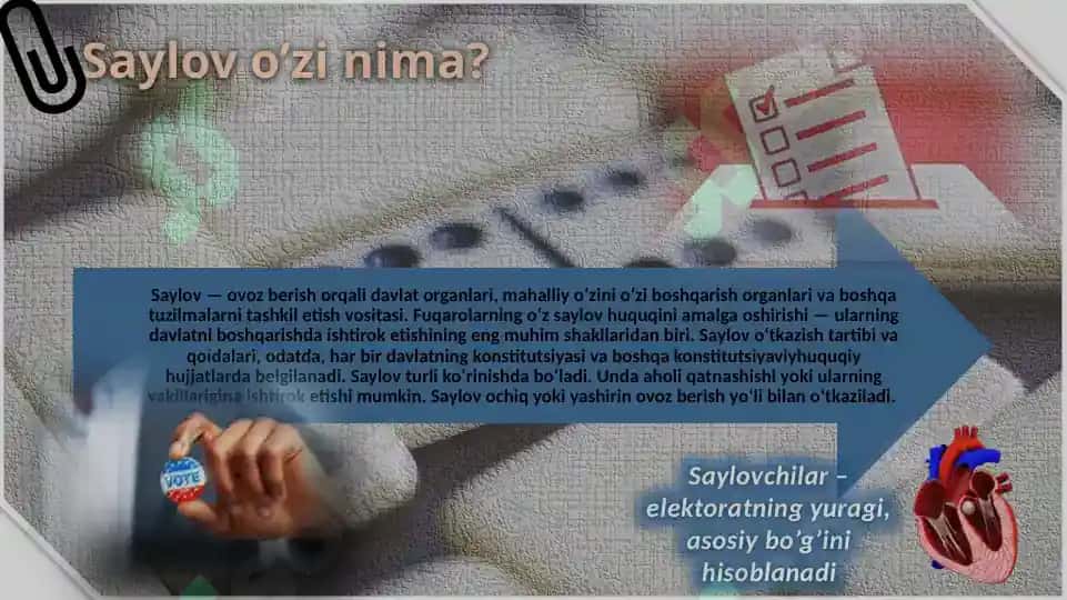 Saylov kompaniyasi texnologiyasi 2