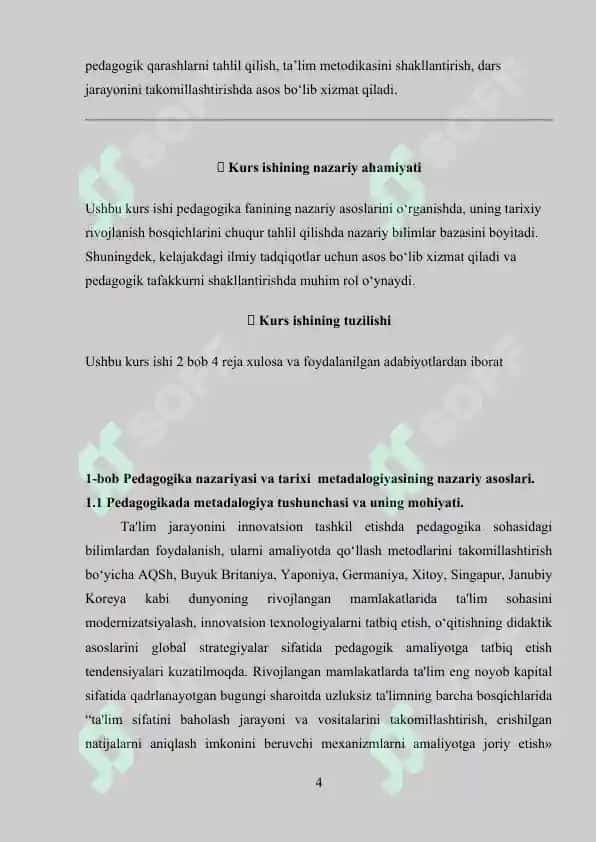 Pedagogika nazariyasi va tarixi metadalogiyasi 4
