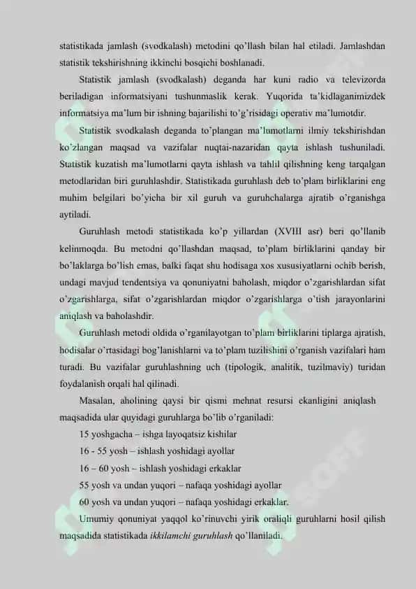 Ekonometrik modellarning axborot ta’minoti 4