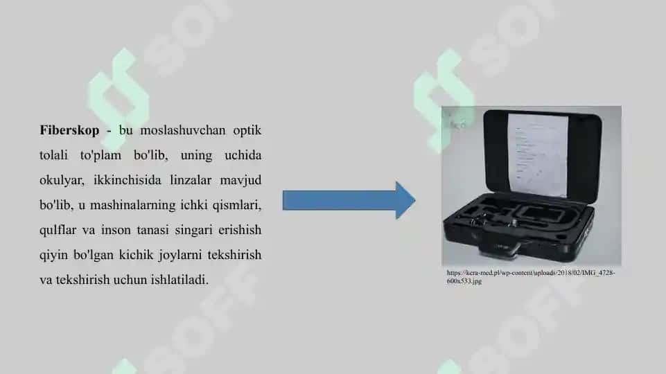 TOLALI OPTIK APPARATURALARNING TUZILISHI, ISH PRINSIPI, IMKONIYATLARI 8