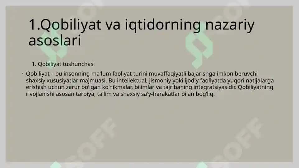Qobiliyat va iqtidor 3