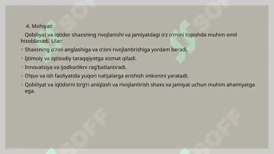Qobiliyat va iqtidor 6