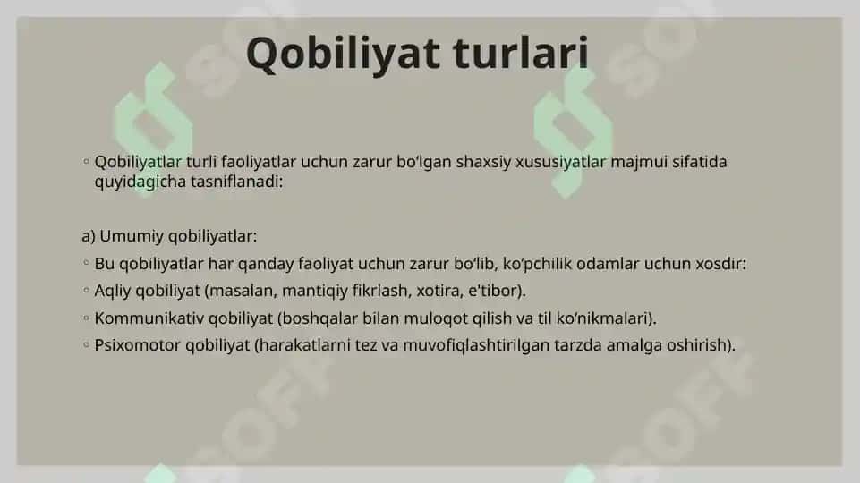 Qobiliyat va iqtidor 7