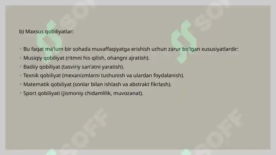 Qobiliyat va iqtidor 8
