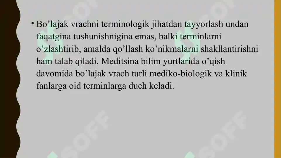 Klinik terminologiyaga kirish. Klinik atamalar yasash usullari. Suffikatsiya 5