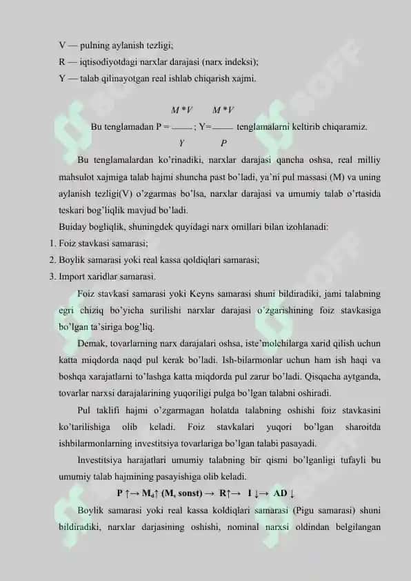 YALPI TALAB VA YALPI TAKLIF MODELI 6