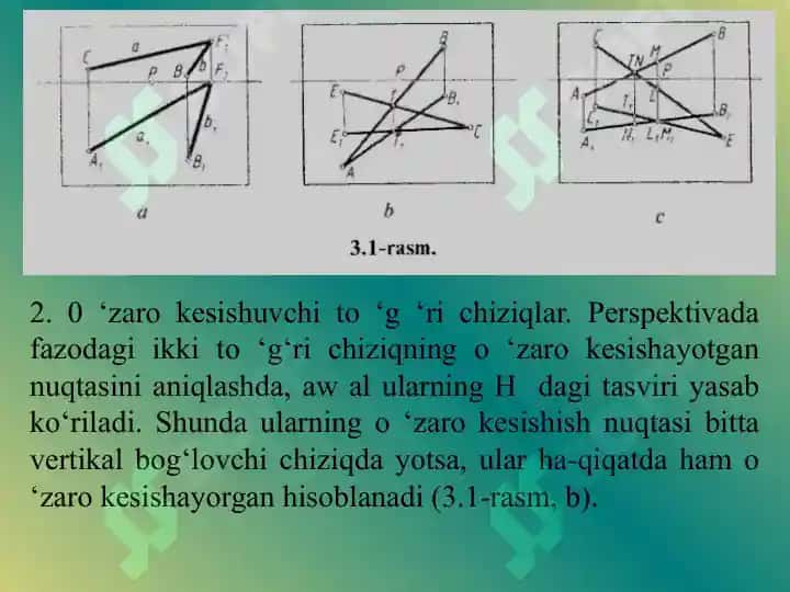 Geometrik shakllar orasidagi pozitsion va metric munosabatlarni oid masalalar yechish 4
