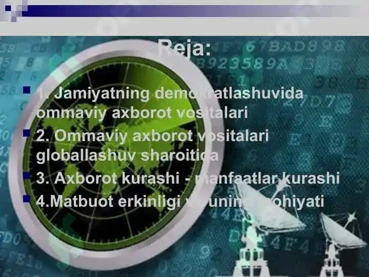 Ommaviy axborot vositalari nazariyasi 2