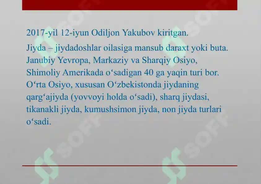 Jiydanamolar oilas 4