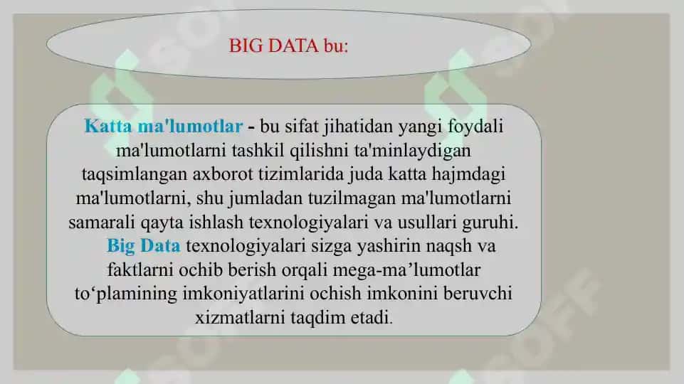 Katta Ma'lumotlarni Qayta Ishlar Texnologiyalari 4